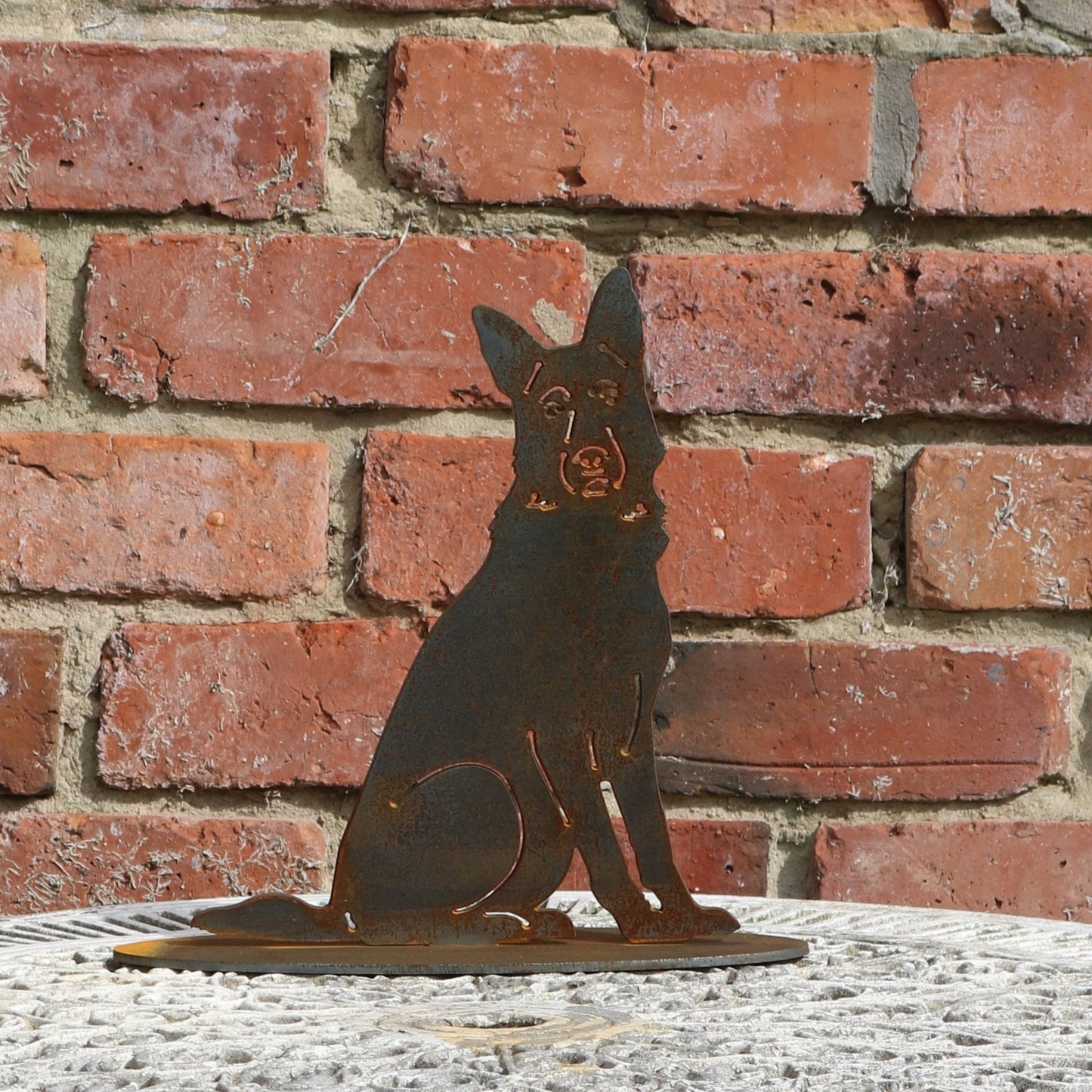 German Shepherd Statue