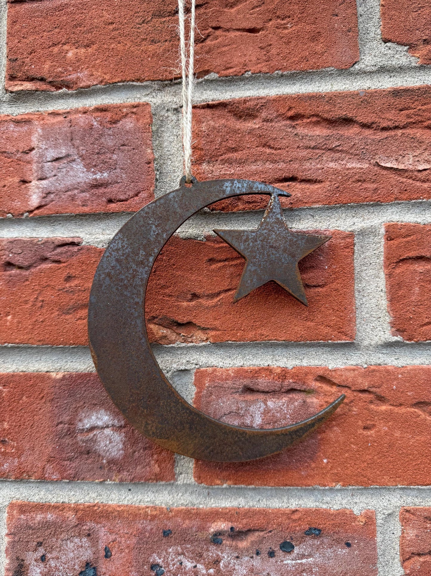 Hanging Star And Crescent, Moon And Star, Islamic Faith Symbol