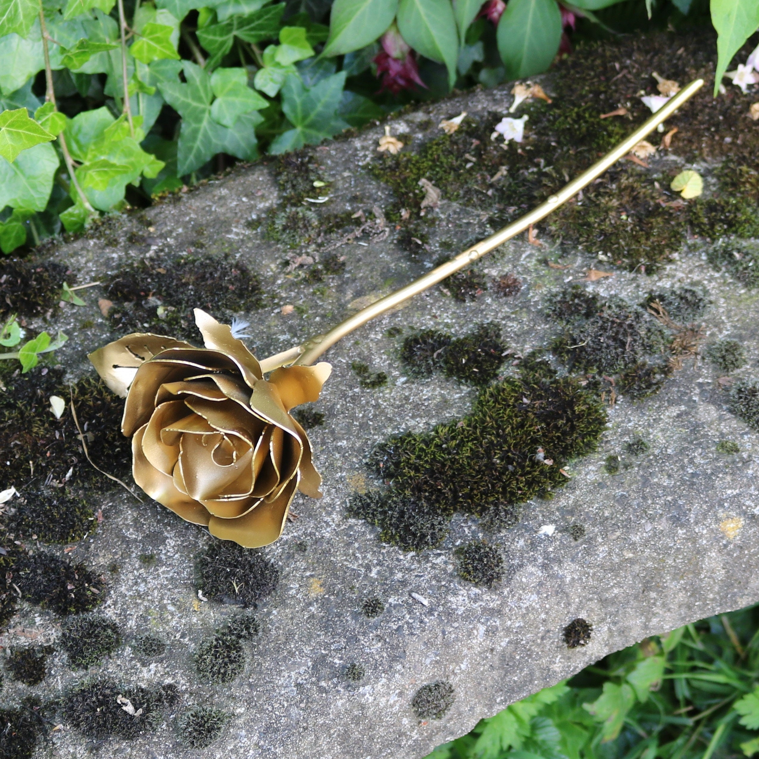 Handmade Gold Rose – Caltef Designs