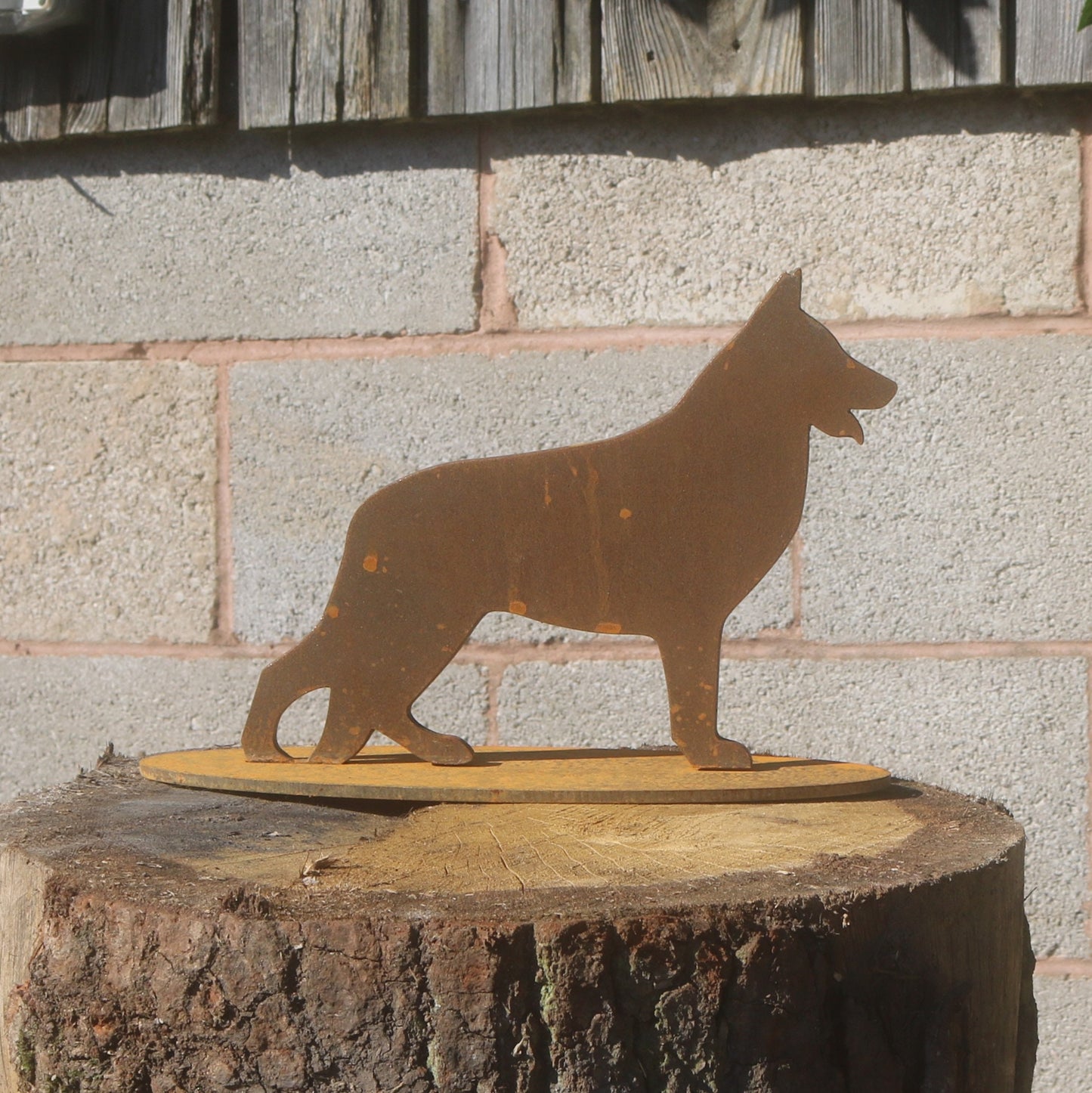 German Shepherd Statue