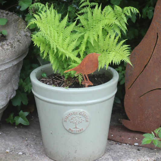 Robin Plant Pot Decoration