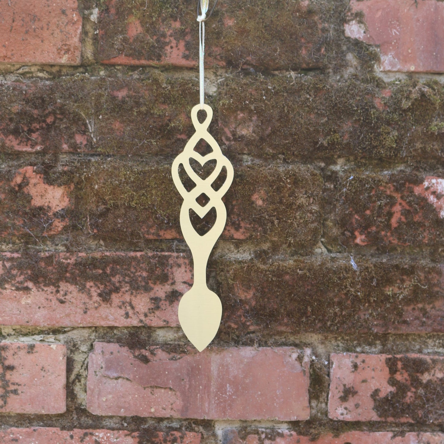 Hanging Gold Love Spoon