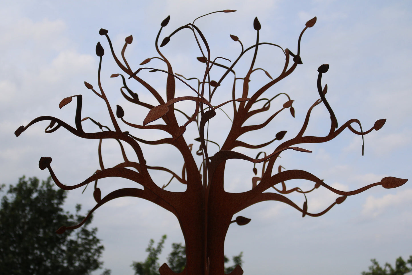 Corten Memorial Tree Sculpture- 5ft