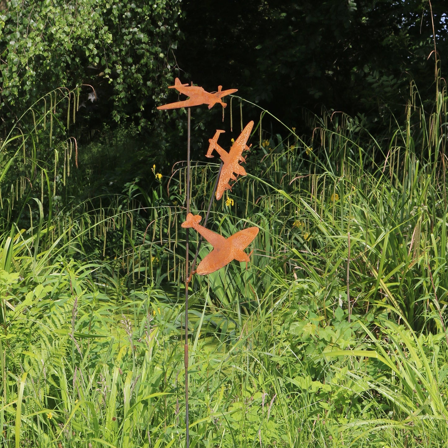 Lancaster, Spitfire and Hurricane Aeroplane Spike With Extension Pole