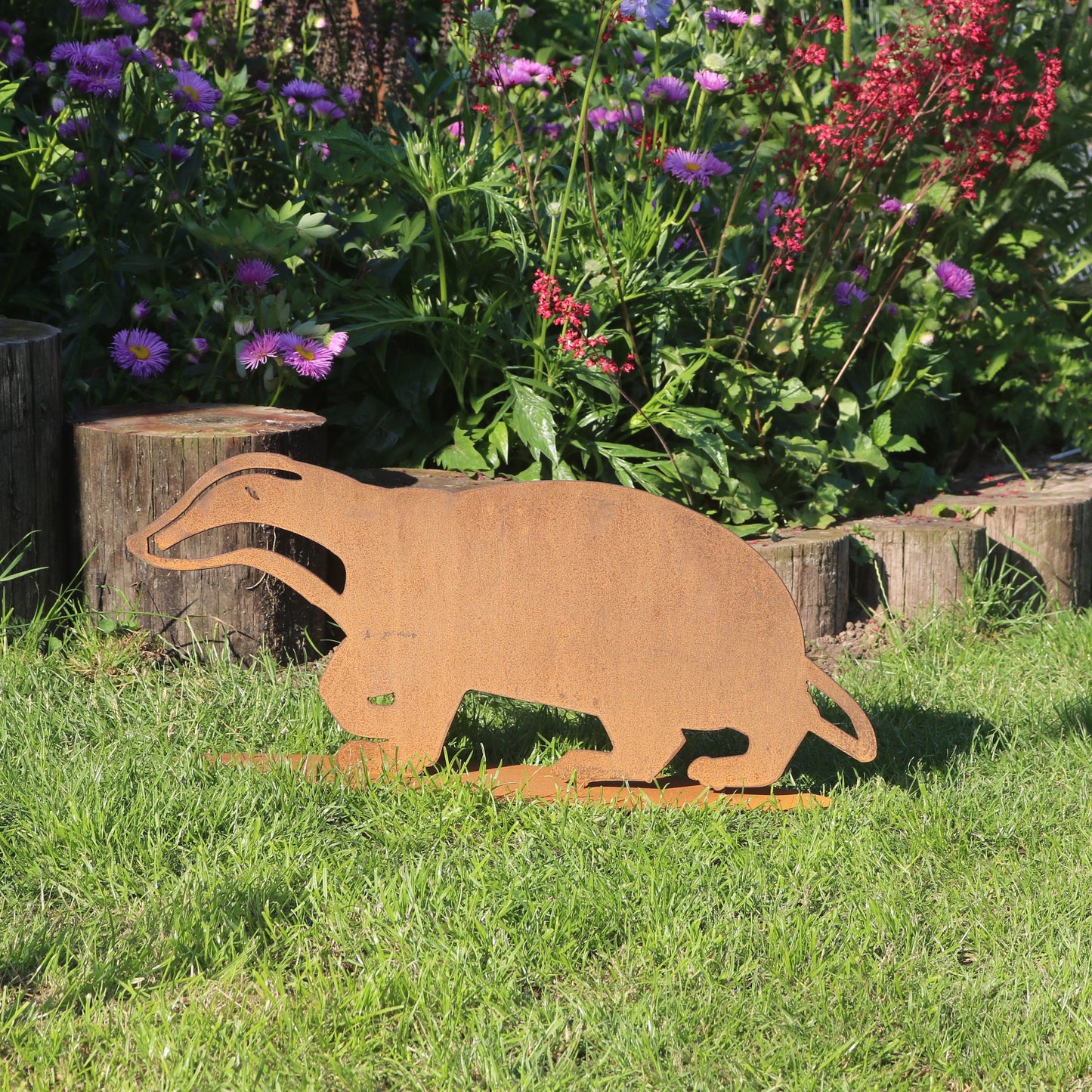 Life Size Badger Statue