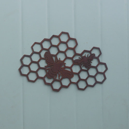 Honeycomb & Bee Wall Art