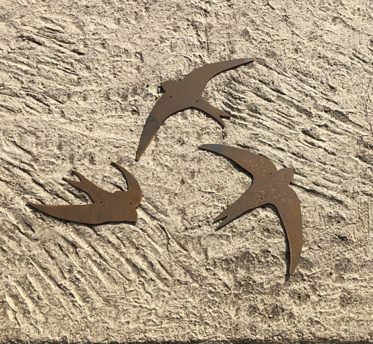3 Swifts Bird Wall Art