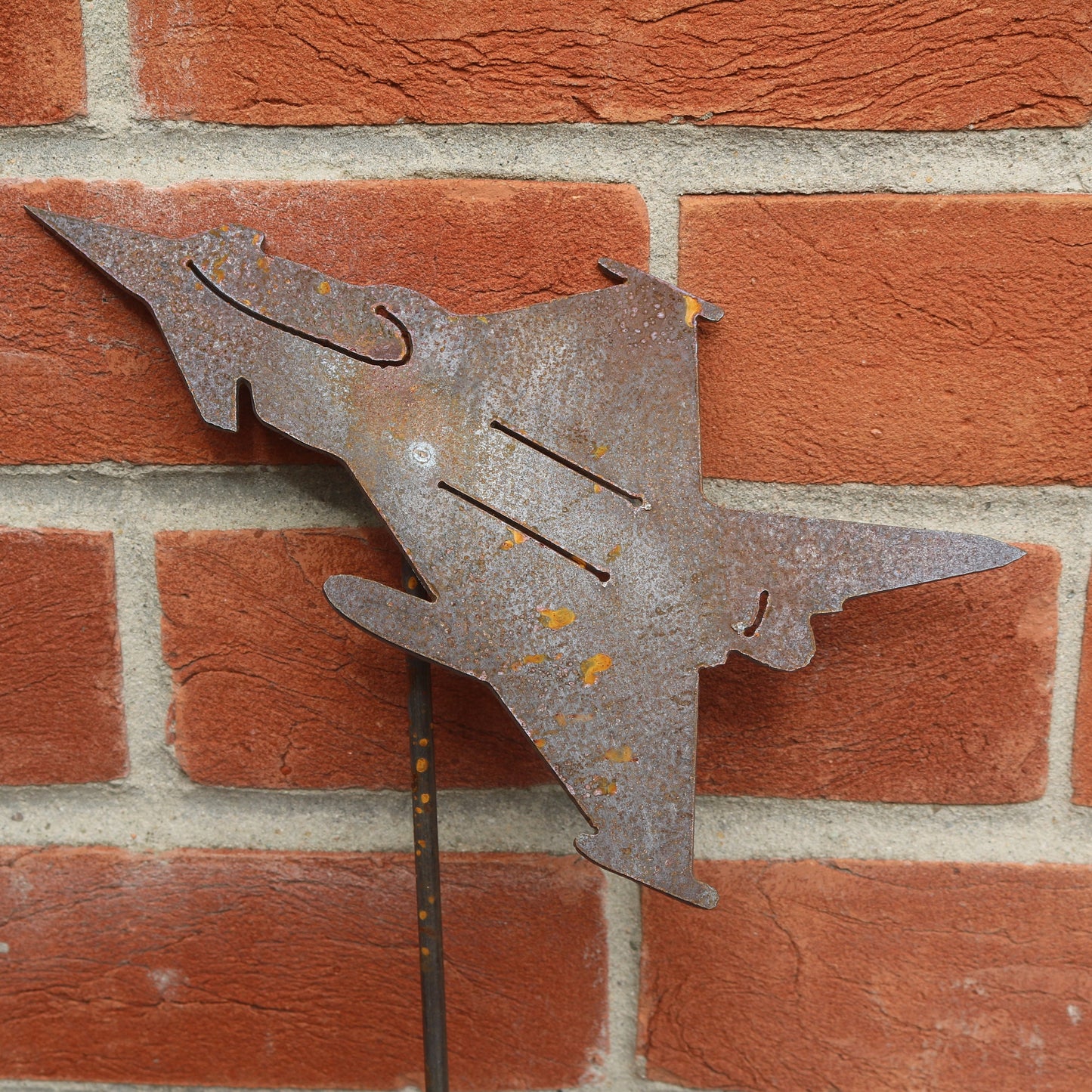 Eurofighter Typhoon Aeroplane On Spike