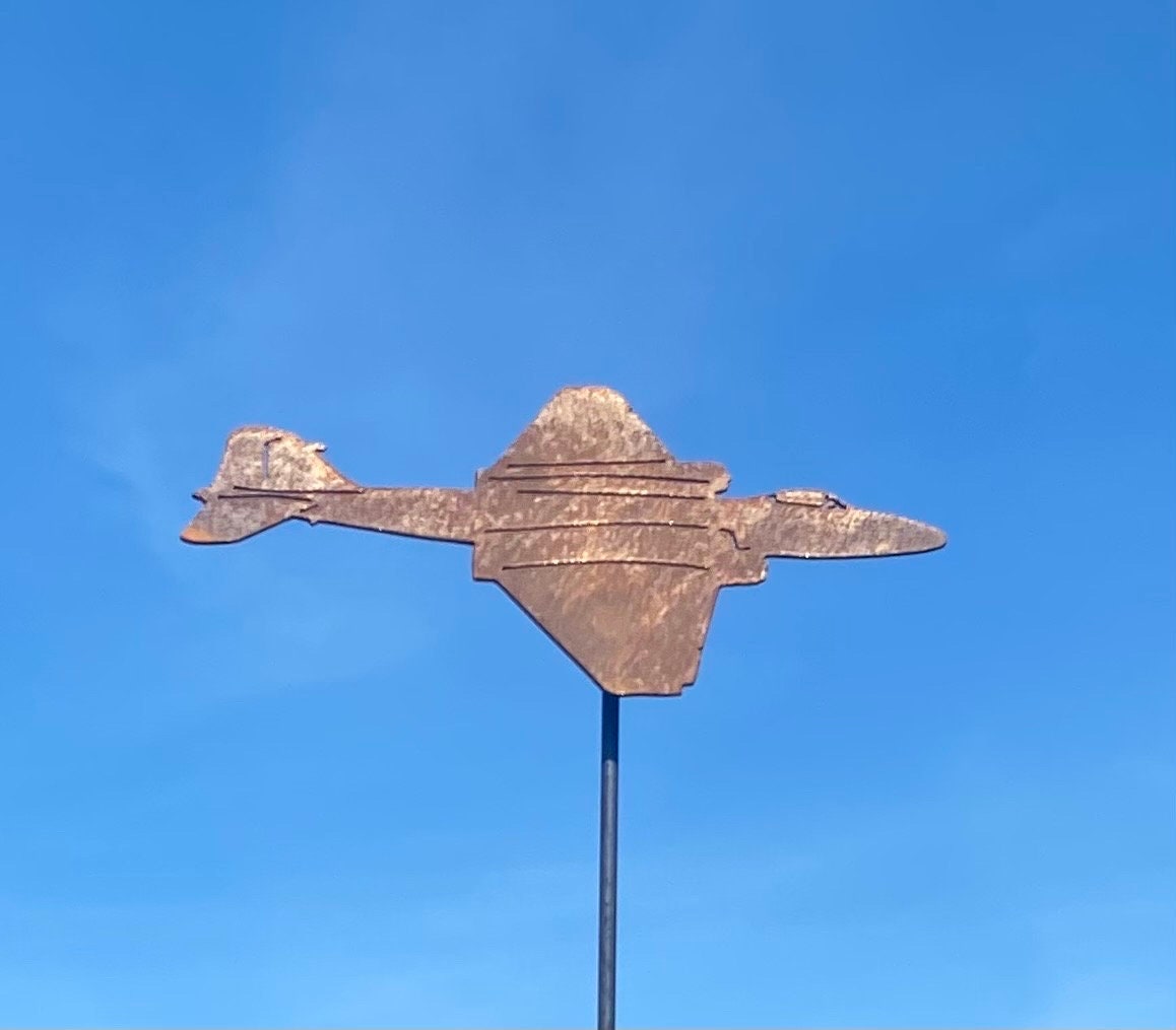 English Electric Canberra Aeroplane On Spike