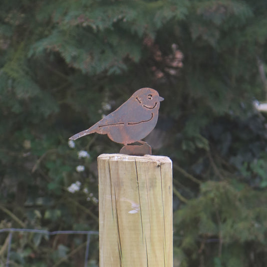 Blue Tit Post Topper