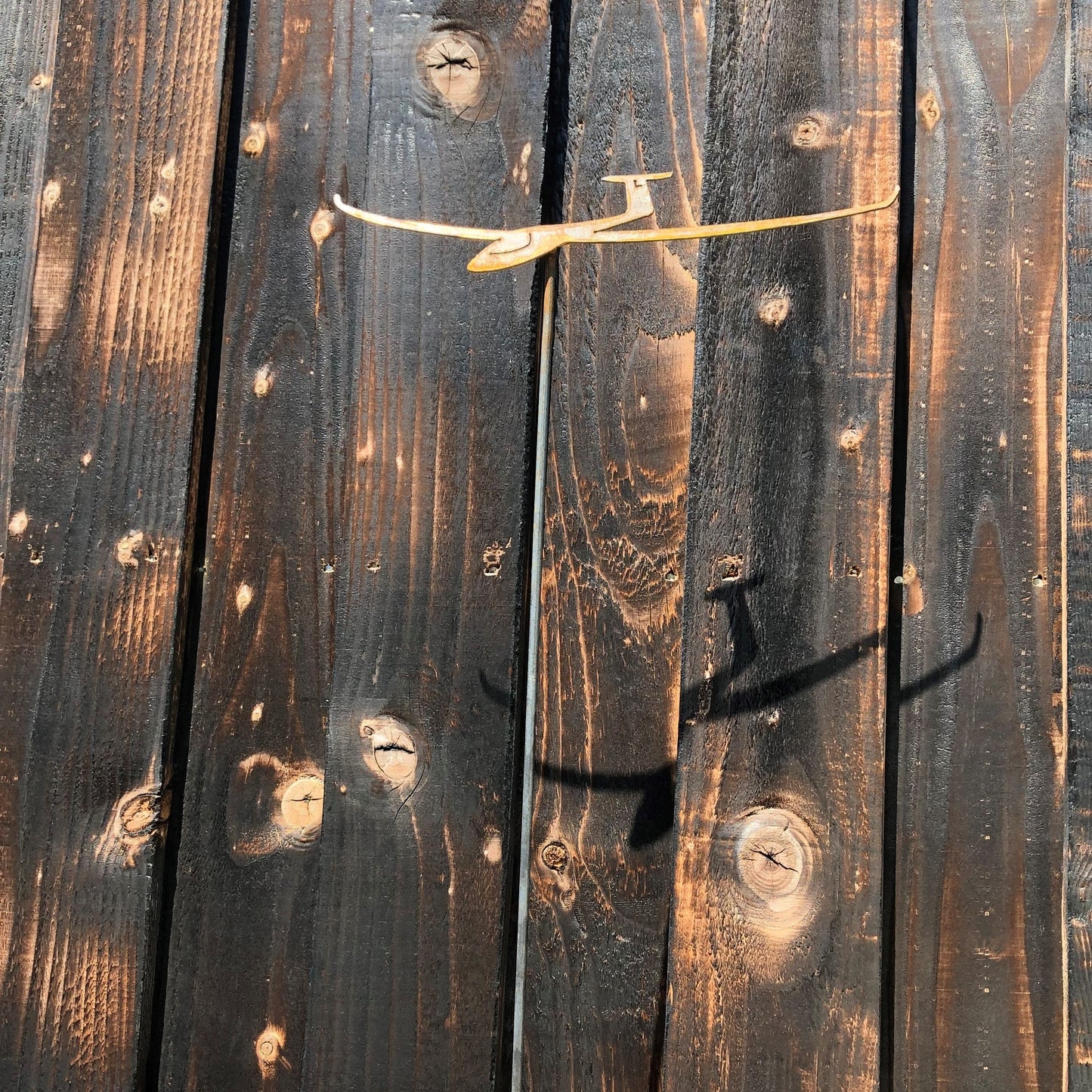 Glider Aeroplane On Spike