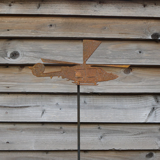 Lynx Helicopter On Spike