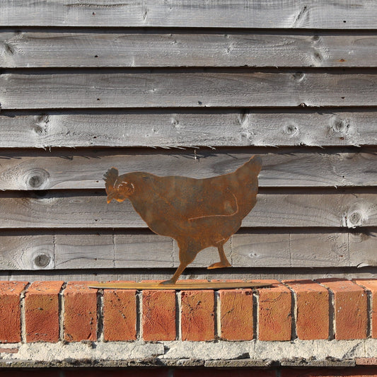 Hen Chicken Statue