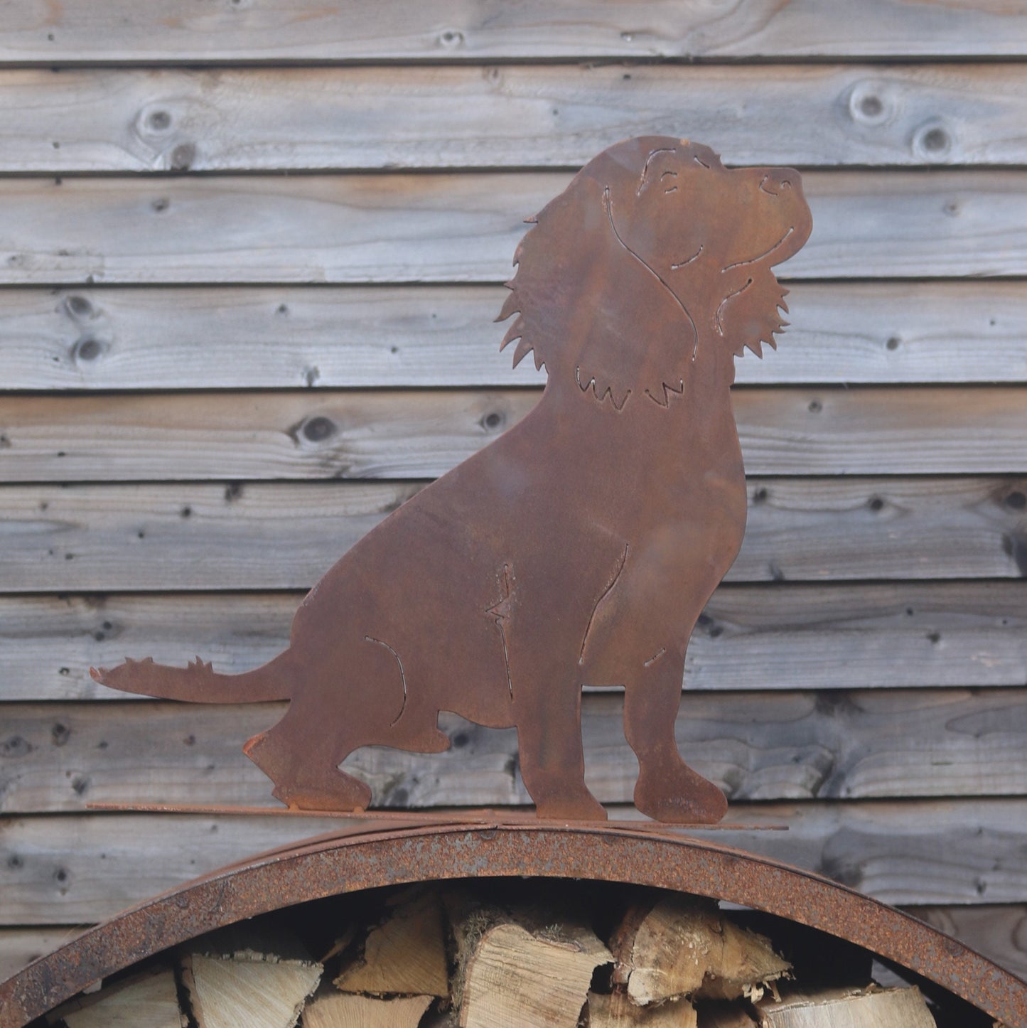 Life Size Working Cocker Spaniel Statue