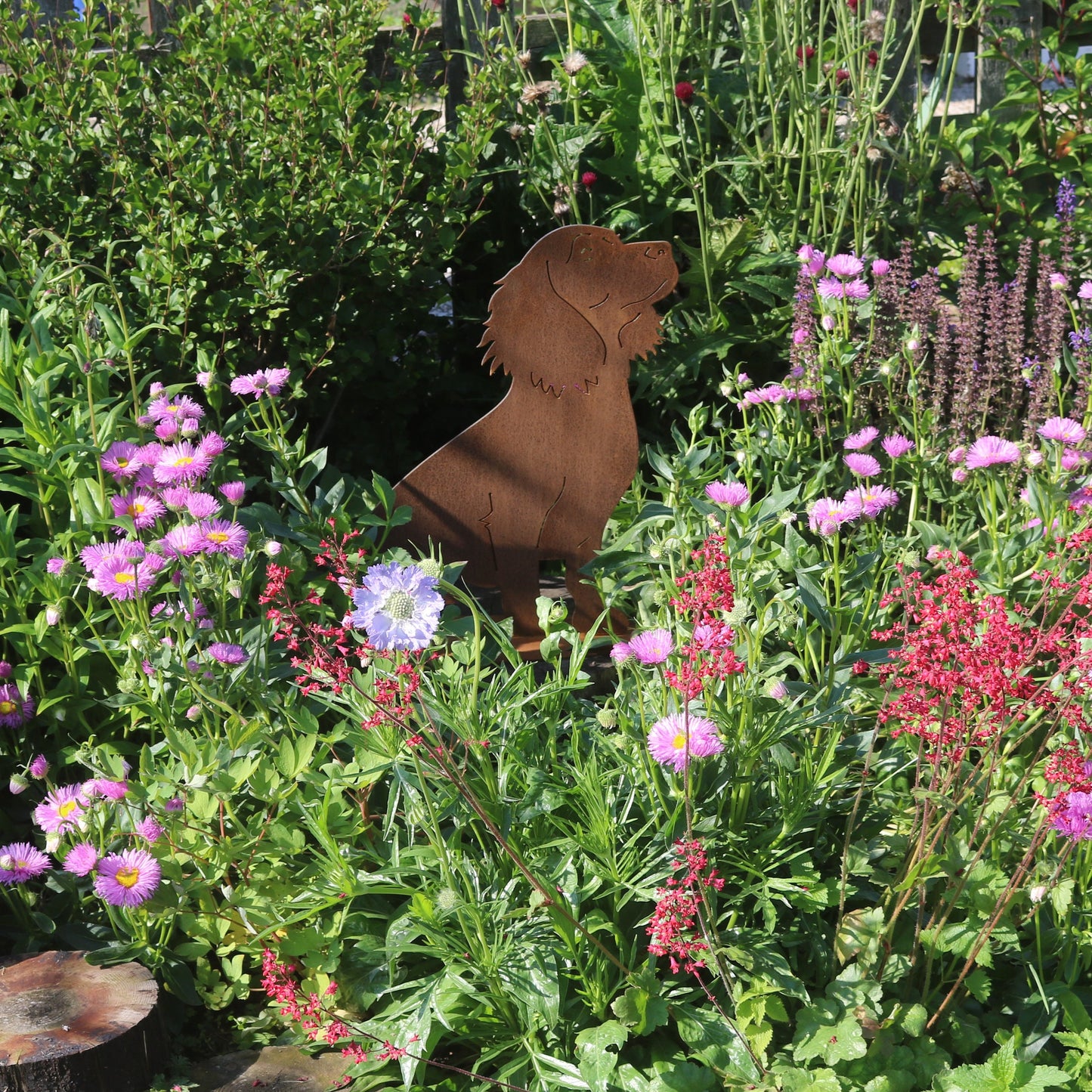 Life Size Working Cocker Spaniel Statue