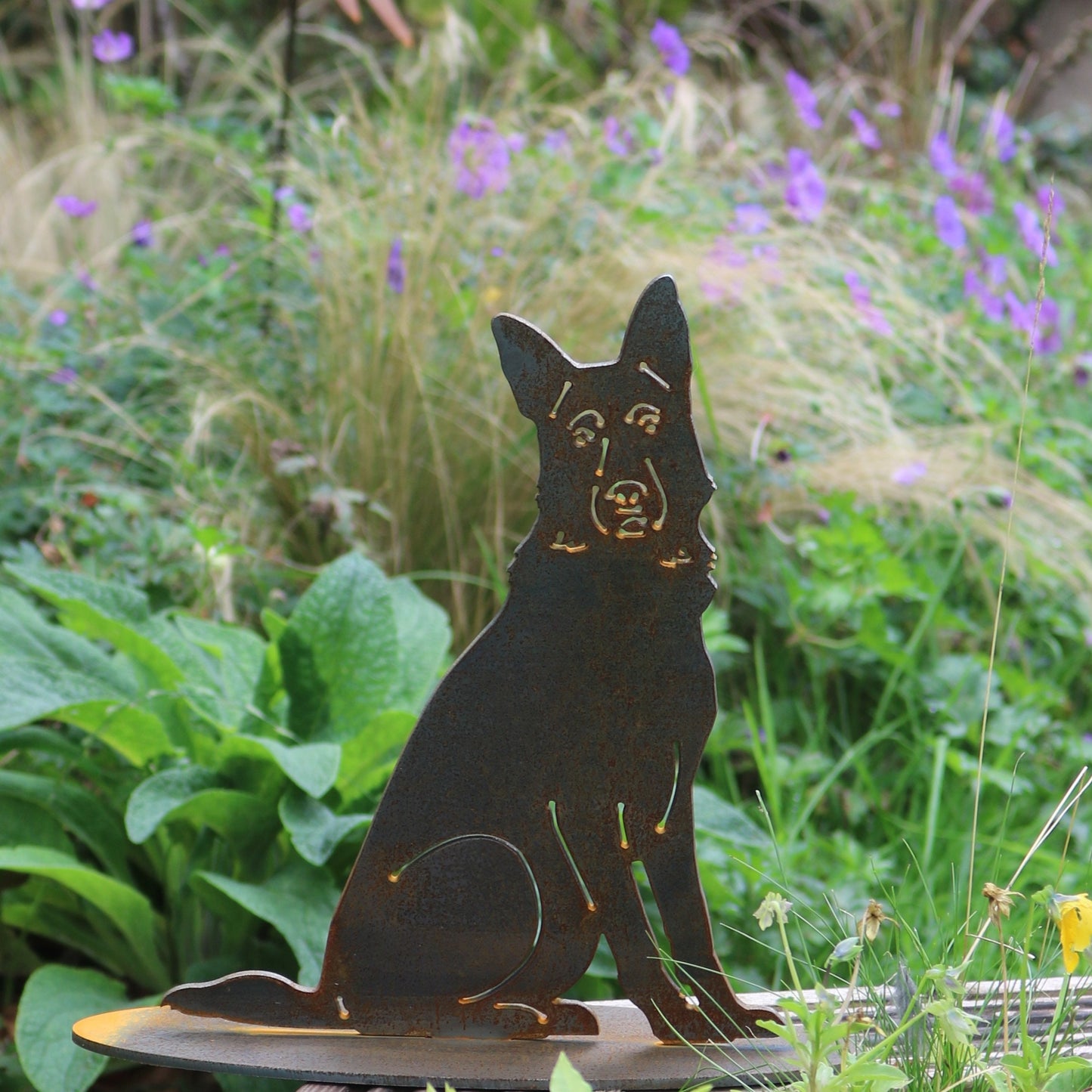 German Shepherd Statue