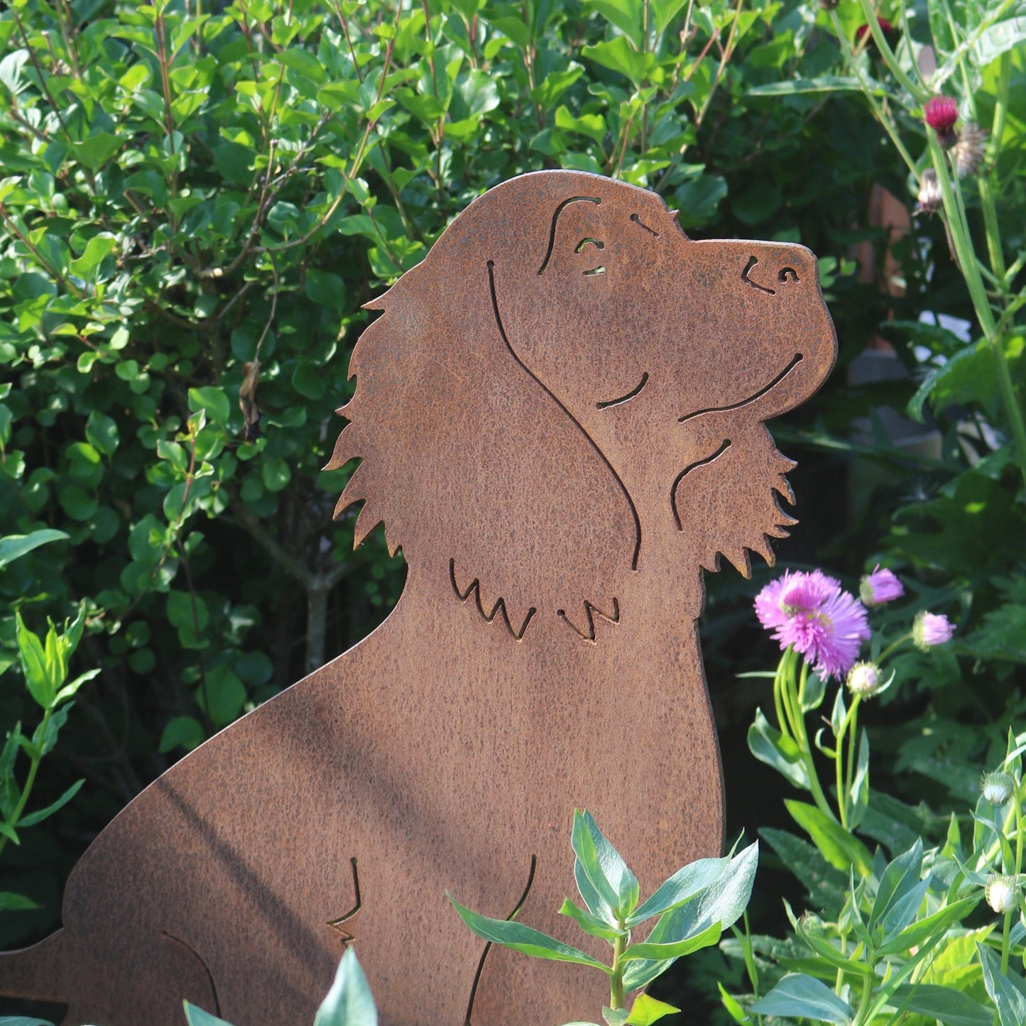 Life Size Working Cocker Spaniel Statue