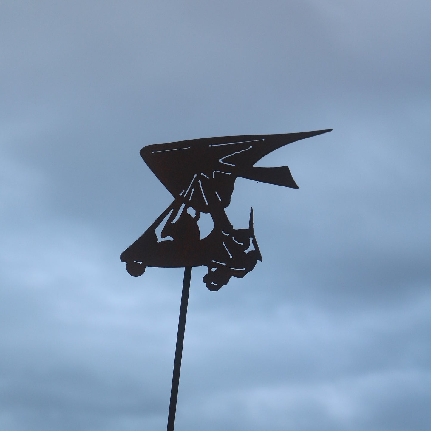 Microlight Aeroplane On Spike