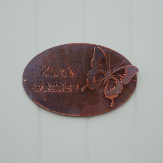 Personalised 3D Butterfly Wall Sign