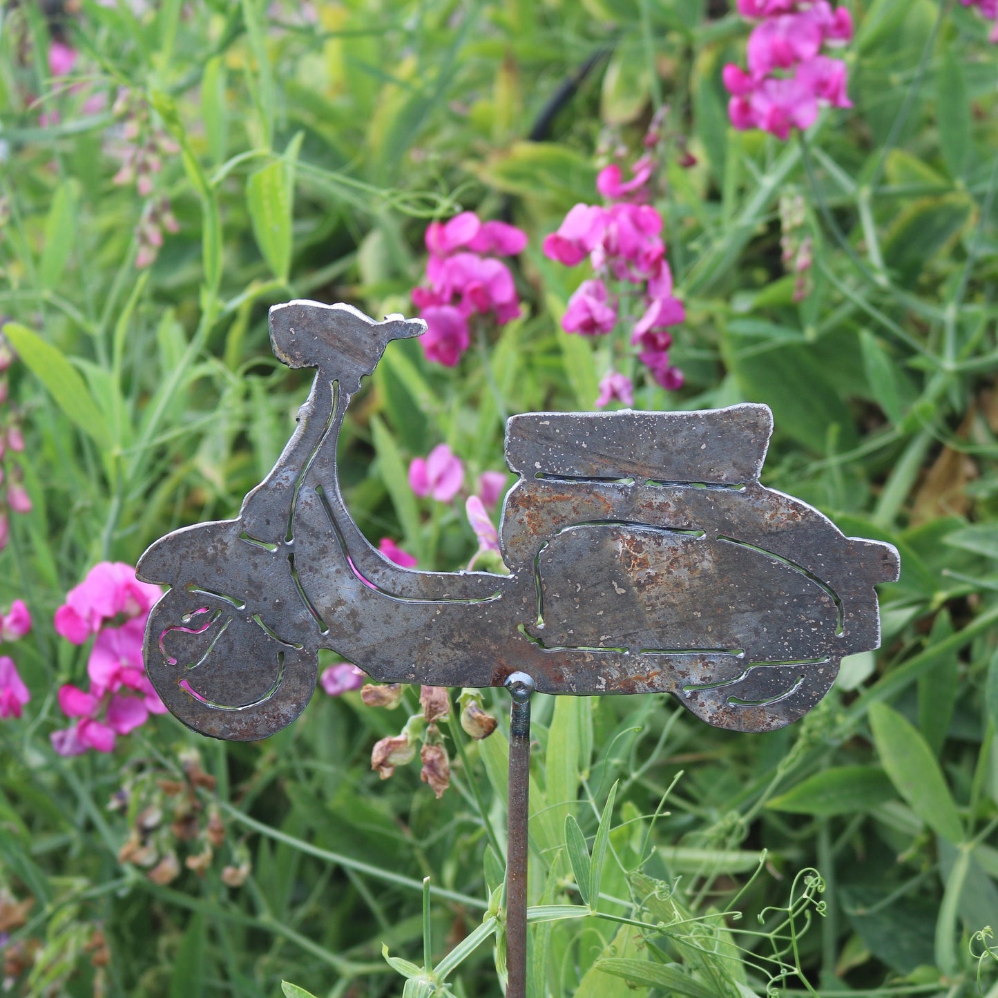Lambretta Scooter On Spike