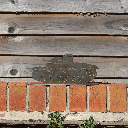 German Panzer 111e Statue