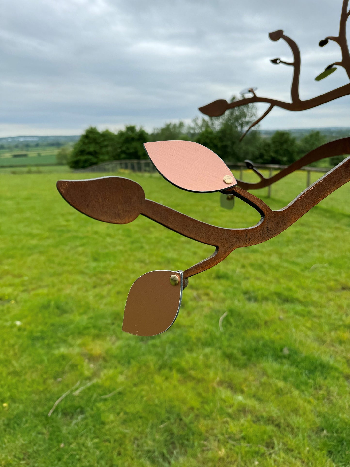 Corten Memorial Tree Sculpture- 6ft