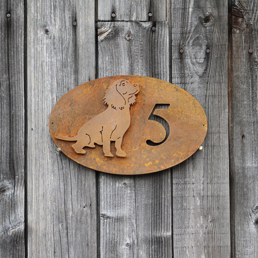 Personalised Working Cocker Spaniel Sign