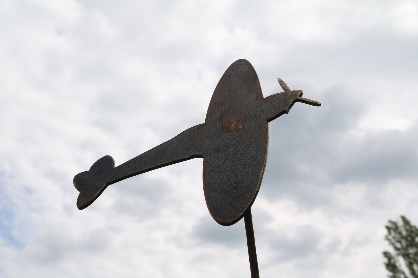 Spitfire Aeroplane On Spike