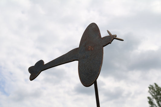 Spitfire Aeroplane On Spike