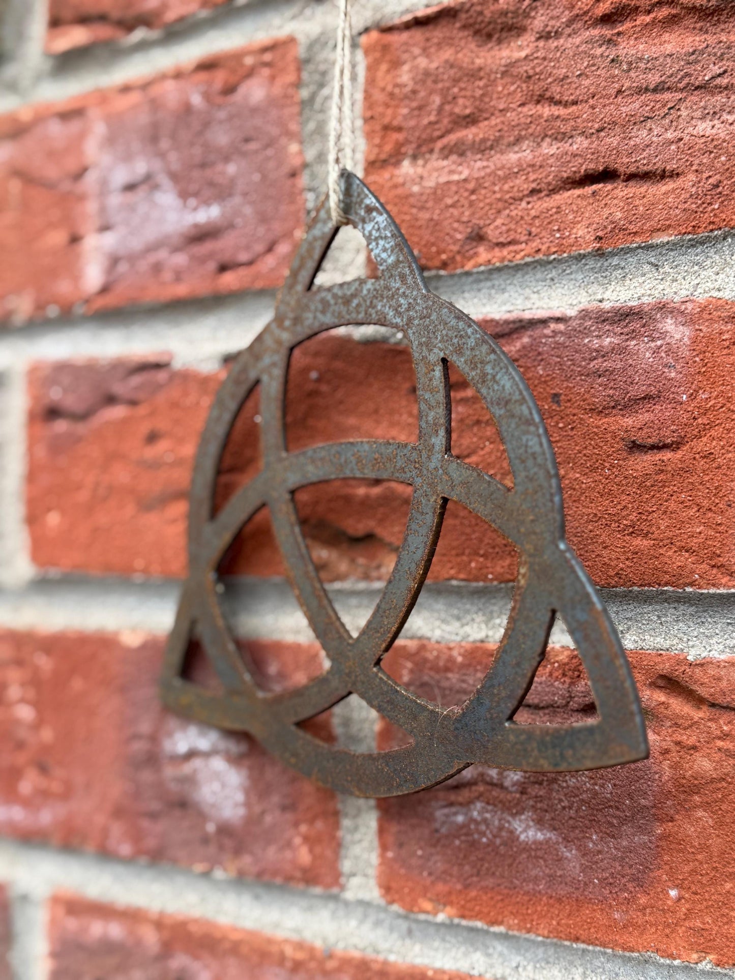 Hanging Trinity Knot And Circle, Triquetra