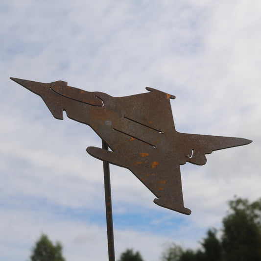 Eurofighter Typhoon Aeroplane On Spike