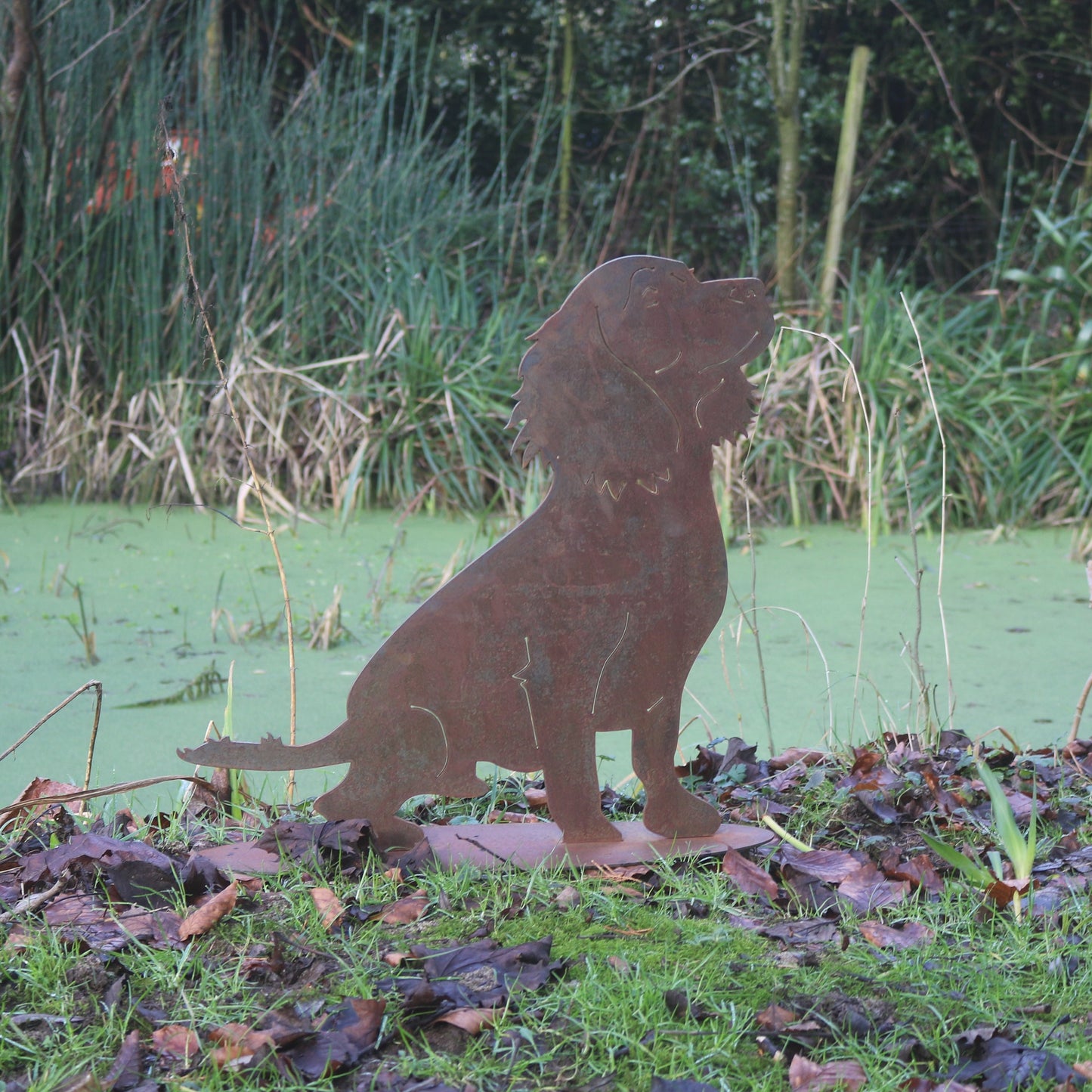 Life Size Working Cocker Spaniel Statue