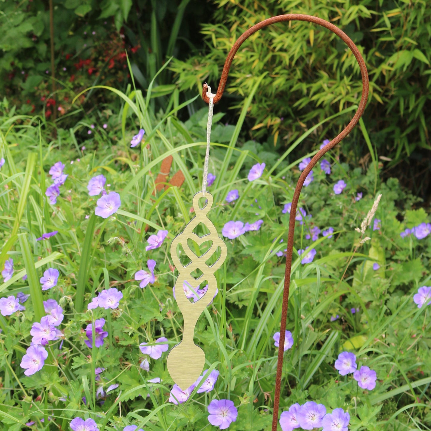 Hanging Gold Love Spoon