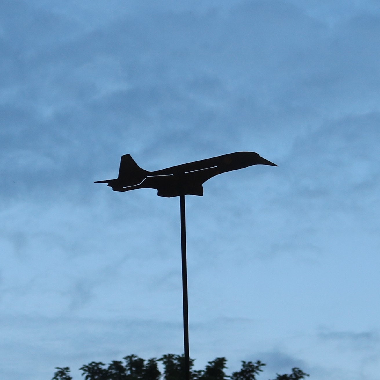 Concorde Aeroplane On Spike