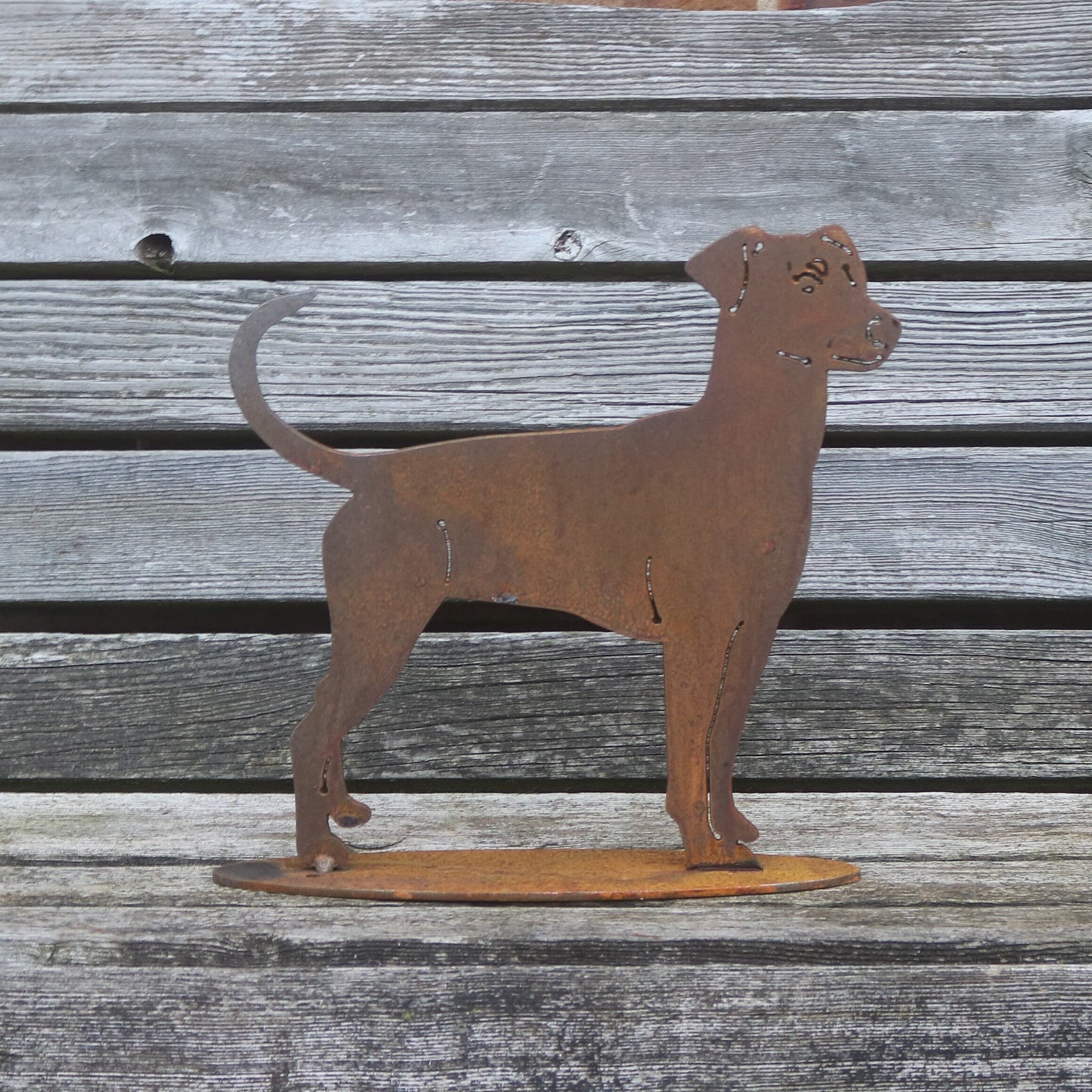 Doberman, Huntaway/Collie, Cyprus Rescue Dog Statue