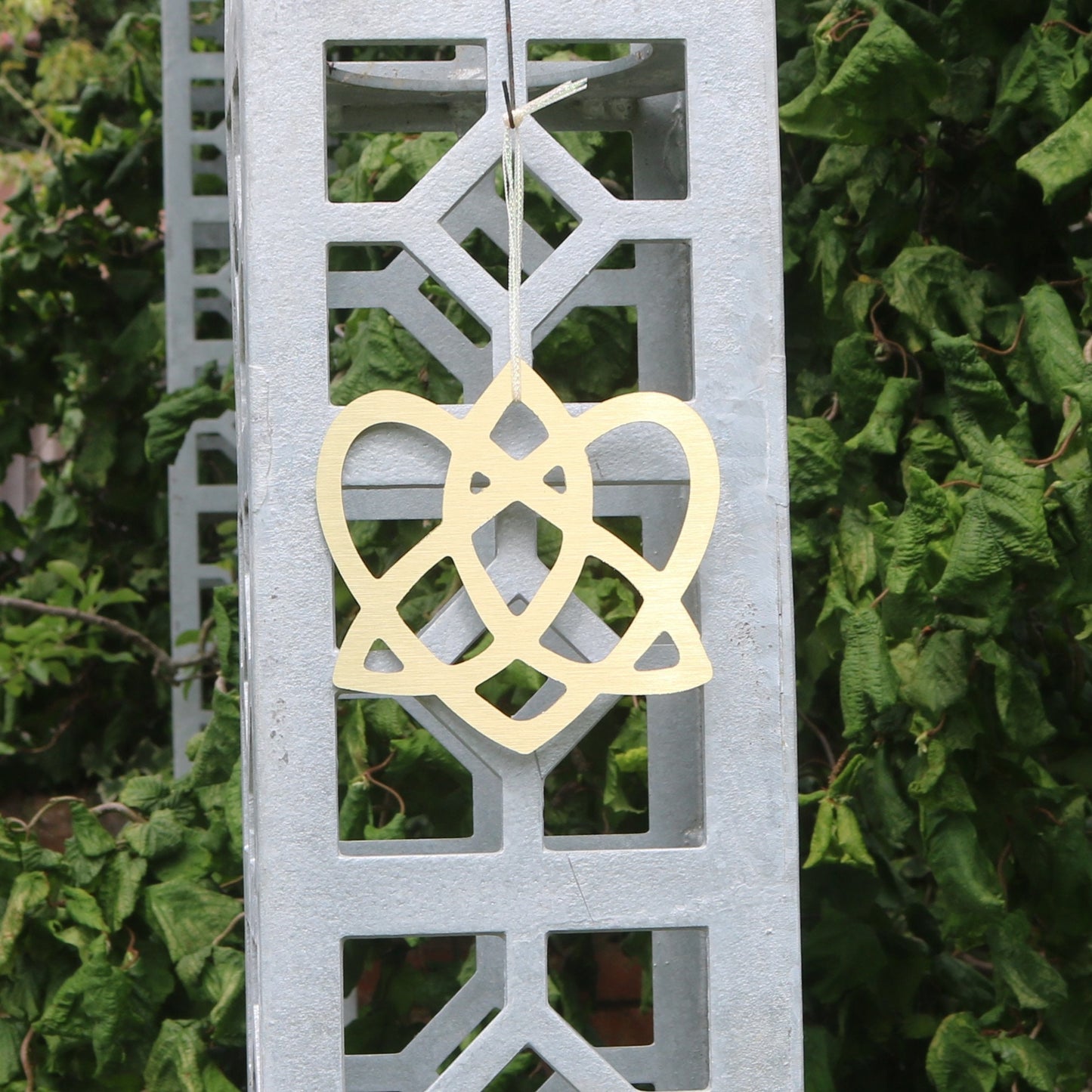 Hanging Gold Love Knot