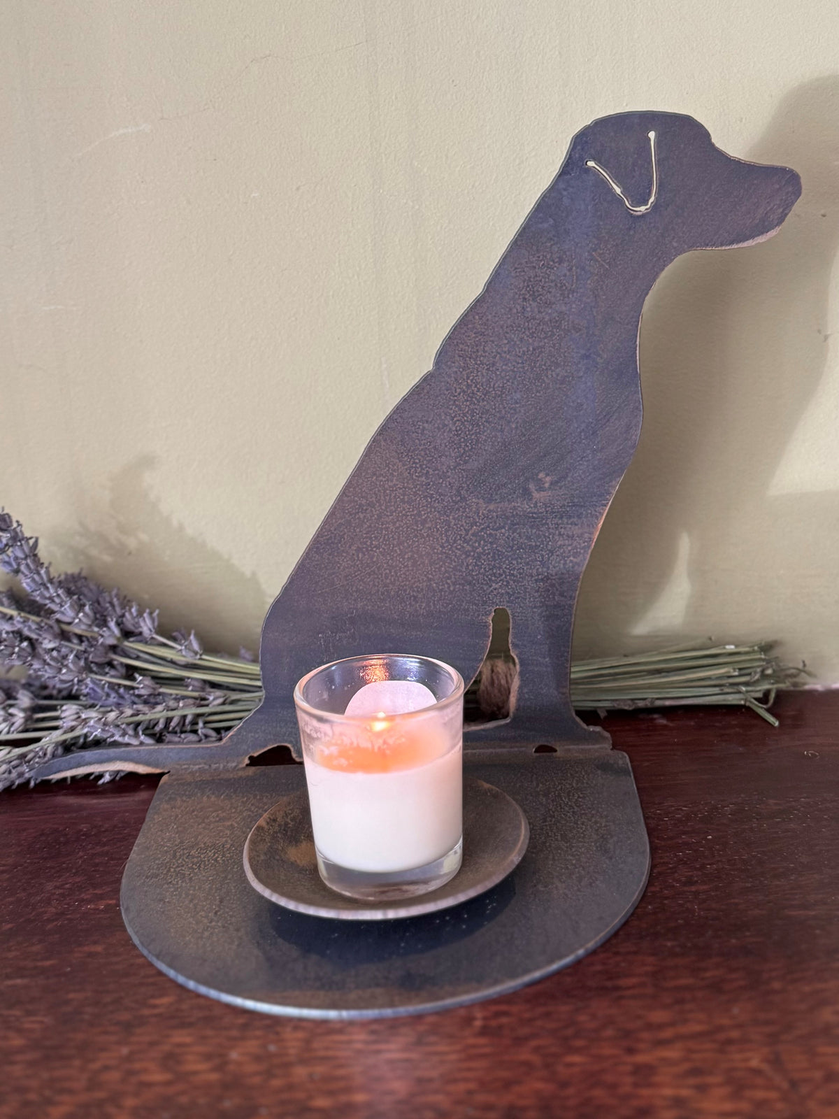Labrador Candle Holder