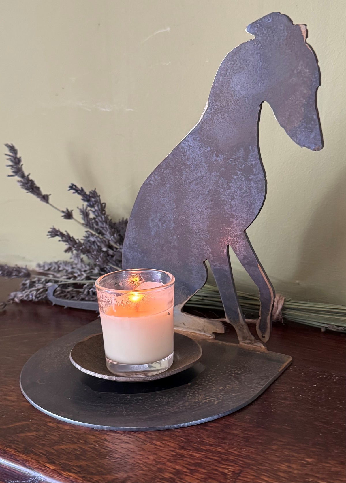 Greyhound, Whippet, Lurcher Candle Holder