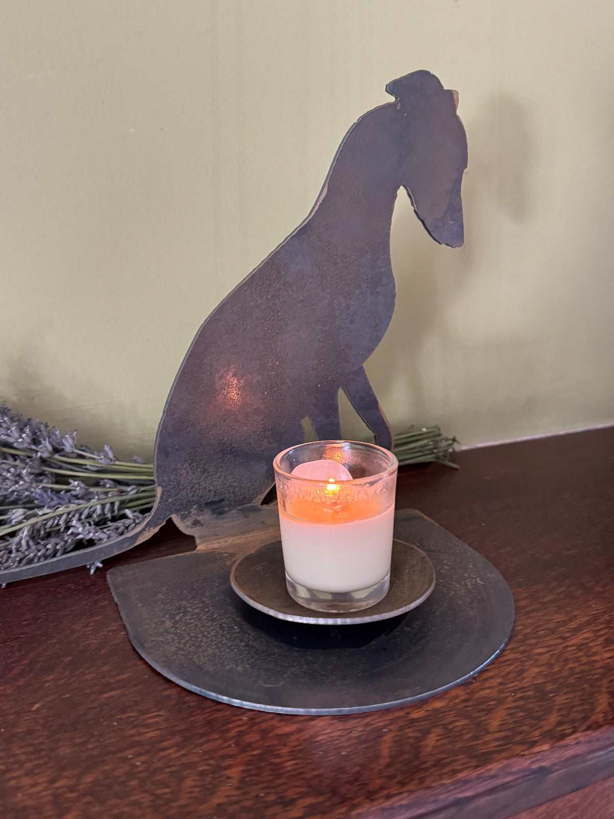 Greyhound, Whippet, Lurcher Candle Holder