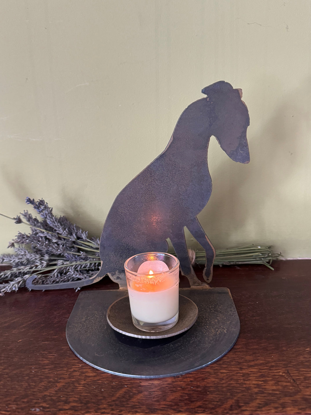 Greyhound, Whippet, Lurcher Candle Holder